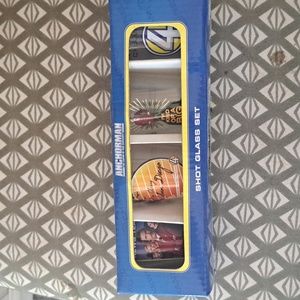 Anchorman shot glasses